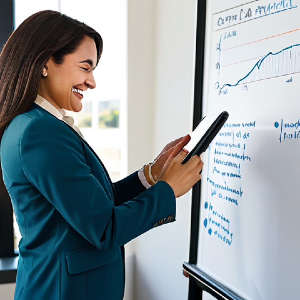 Reframing a Setback**
Prompt: "A professional woman, fully clothed in business casual attire, smiling slightly as she reviews notes on a tablet in a bright, modern office. Sunlight streams through the window. The background includes a whiteboard with positive affirmations and a graph showing upward progress. The scene conveys resilience and optimism. Safe for work, appropriate content, well-formed hands, perfect anatomy, correct proportions, professional, family-friendly, high quality, natural pose, fully clothed, modest clothing."
**