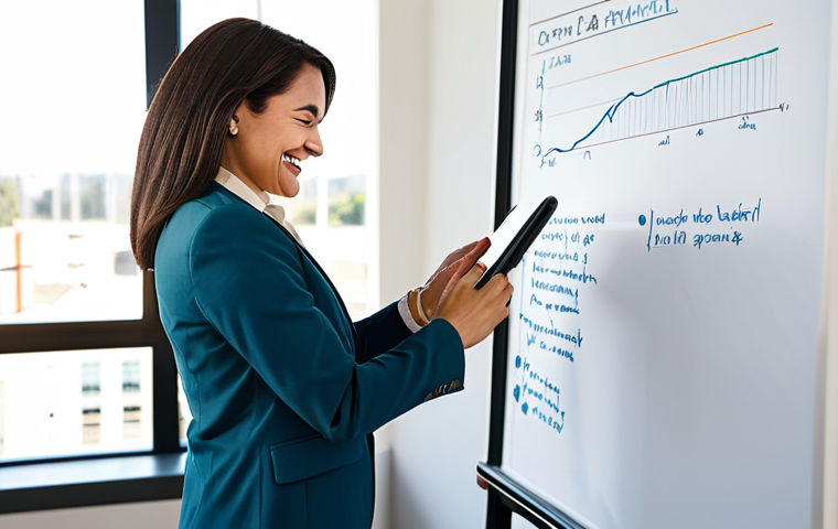 Reframing a Setback**
Prompt: "A professional woman, fully clothed in business casual attire, smiling slightly as she reviews notes on a tablet in a bright, modern office. Sunlight streams through the window. The background includes a whiteboard with positive affirmations and a graph showing upward progress. The scene conveys resilience and optimism. Safe for work, appropriate content, well-formed hands, perfect anatomy, correct proportions, professional, family-friendly, high quality, natural pose, fully clothed, modest clothing."
**